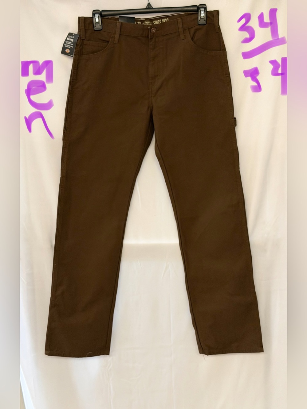 Dickies Brown Straight Leg Cargo Pants